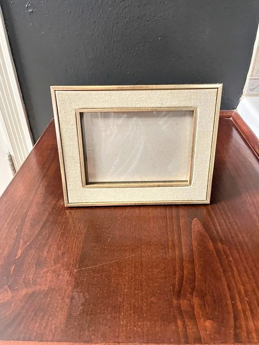 Gold & Cream Textured Picture Frame